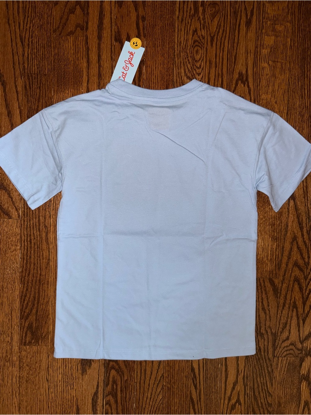 Cat & Jack Light Blue Girls' Rainbow Sailboat Tee - Picture 3 of 3